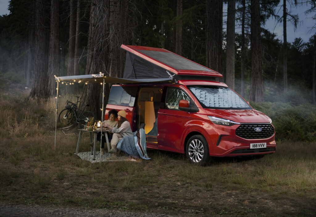 Ford Nugget camping