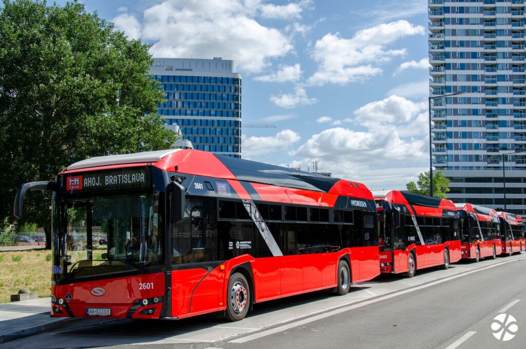 Vodíkové autobusy v Bratislave