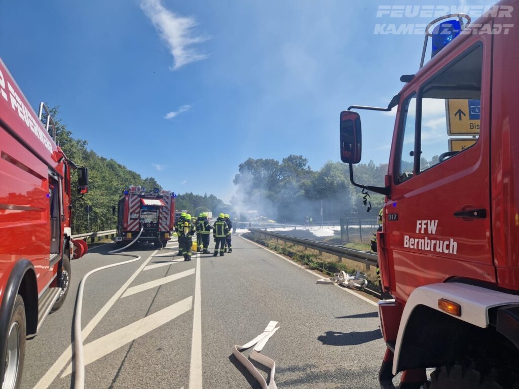 Nehoda kamiónu na S94 v Nemecku