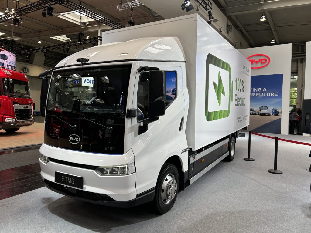 BYD eTM6 elektrické nákladné auto