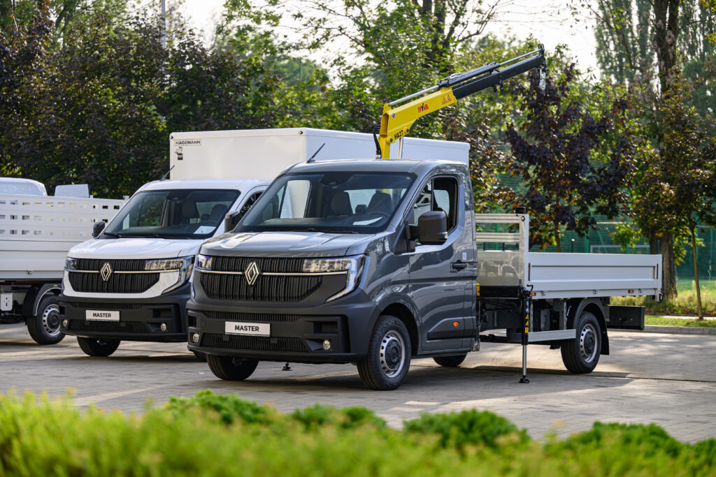 Renault Master so zdvíhacou rukou