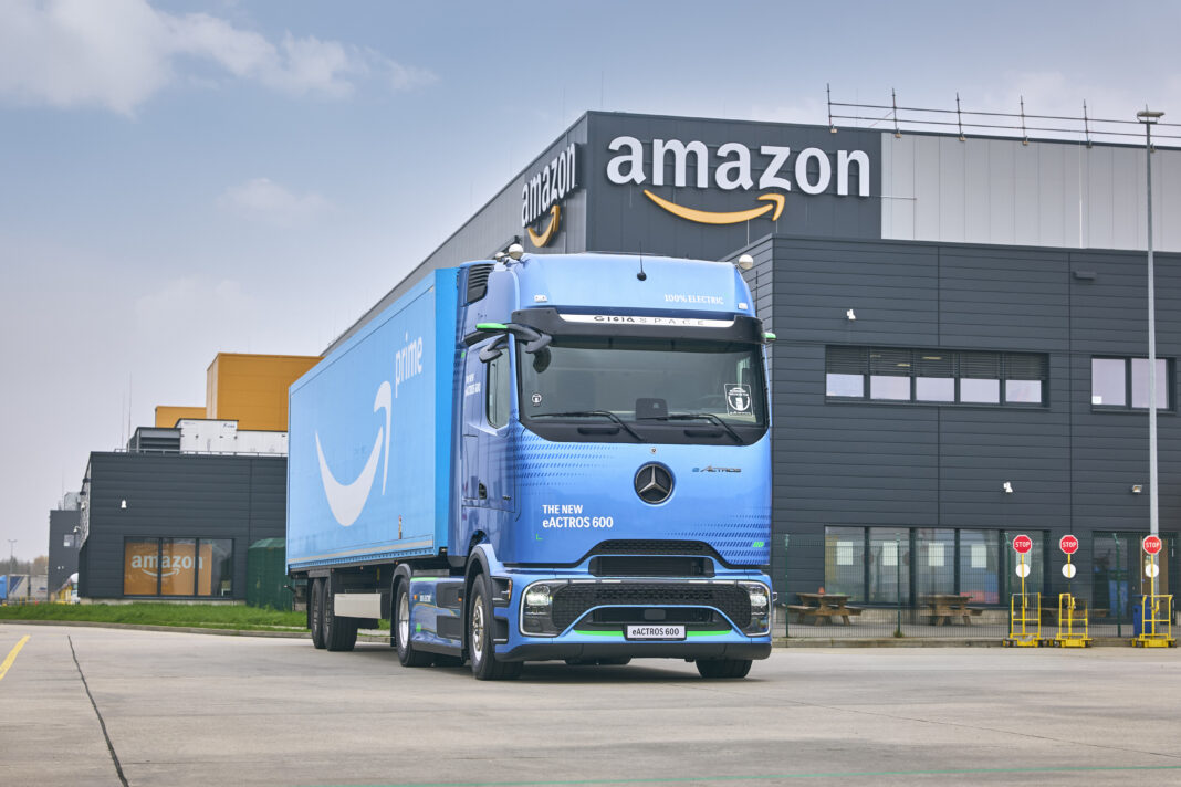 Mercedes-Benz eActros 600 pre Amazon